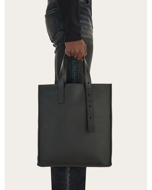 Ferragamo Black North-south Tote Bag for men