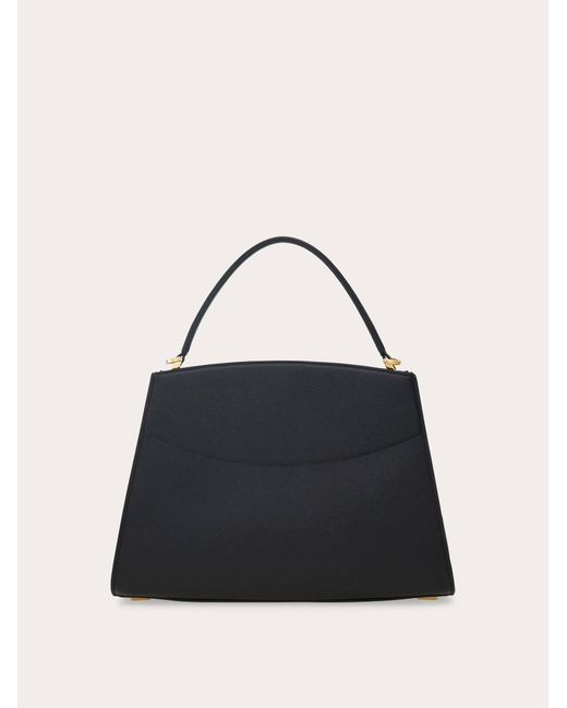 Ferragamo Blue New Studio Box Bag (M)