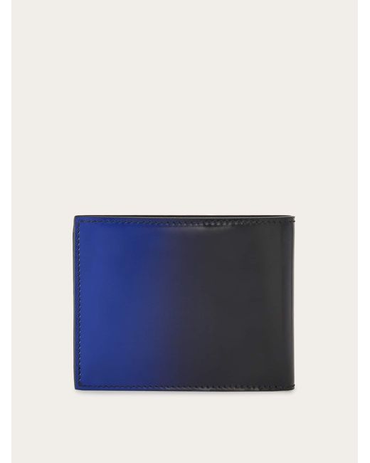 Ferragamo Blue Bifold Wallet for men
