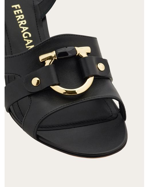 Ferragamo Natural Gancini Ornament Sandal .5
