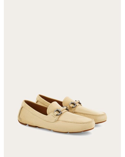Ferragamo Natural Gancini Ornament Driver for men