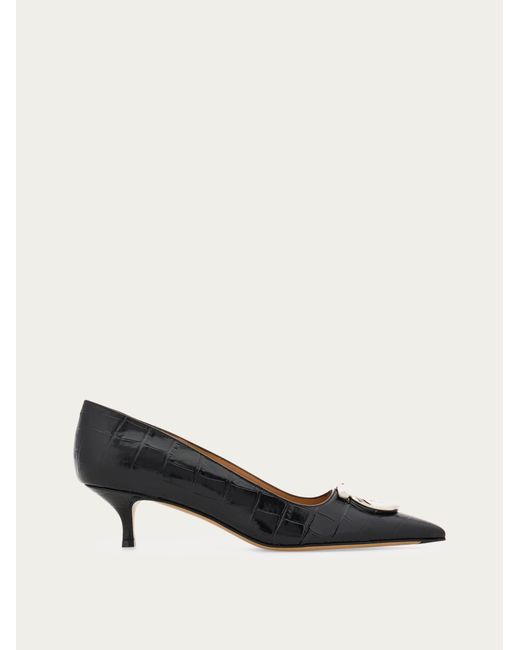 Ferragamo Multicolor Maxi Gancini Pump