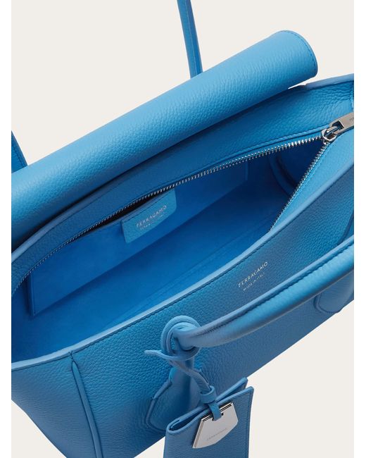 East-West tote bag (S) Ferragamo en coloris Blue