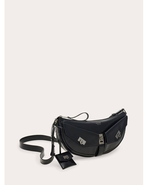 Ferragamo Black Multipocket Hobo Bag