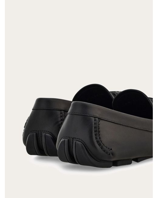 Ferragamo White Gancini Ornament Driver .5 for men