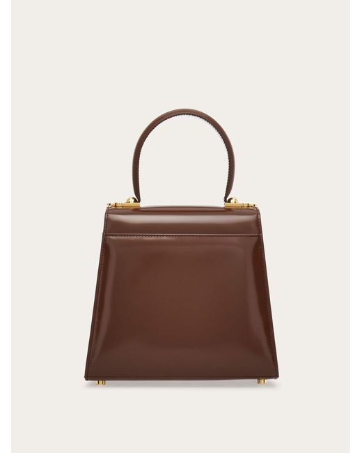 Ferragamo Brown Iconic Top Handle (S)