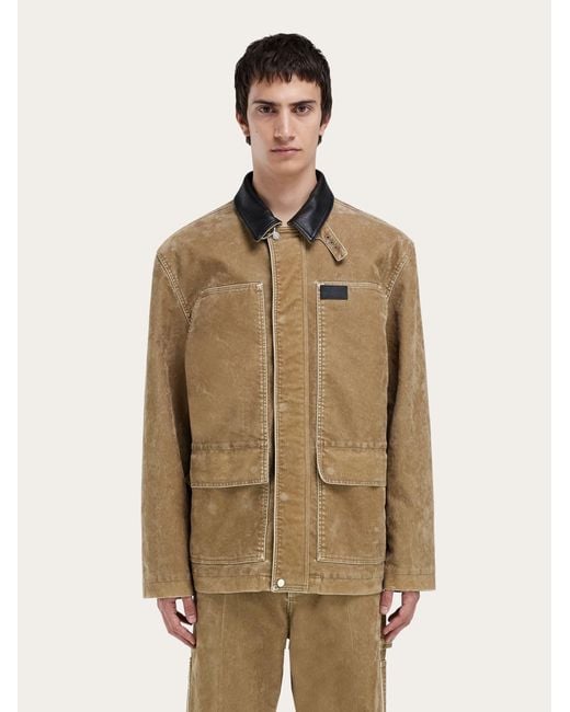 Ferragamo Natural Utility Blouson for men