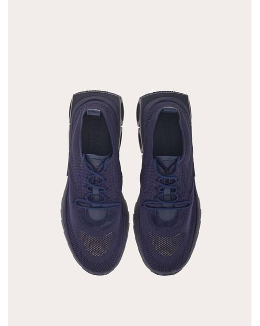 Ferragamo Blue Running Sneaker for men
