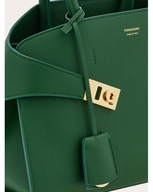 Ferragamo Green Hug Handbag (M)