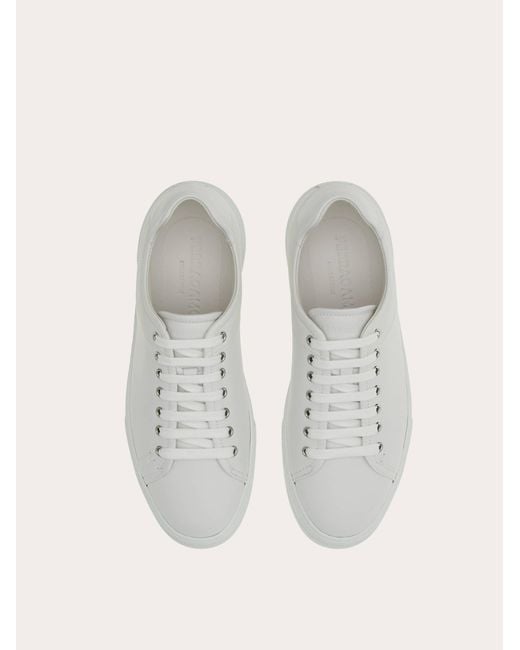 Hommes Sneaker Basse Blanc Taille Ferragamo pour homme en coloris White