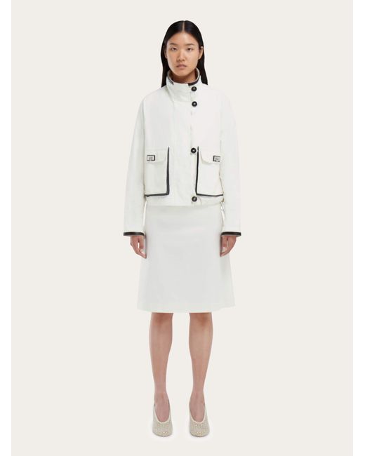 Ferragamo Natural Short Jacket