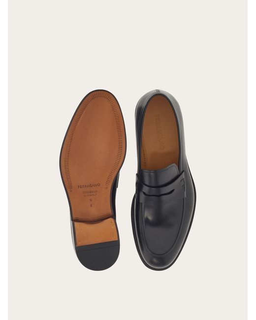Ferragamo White Penny Loafer for men