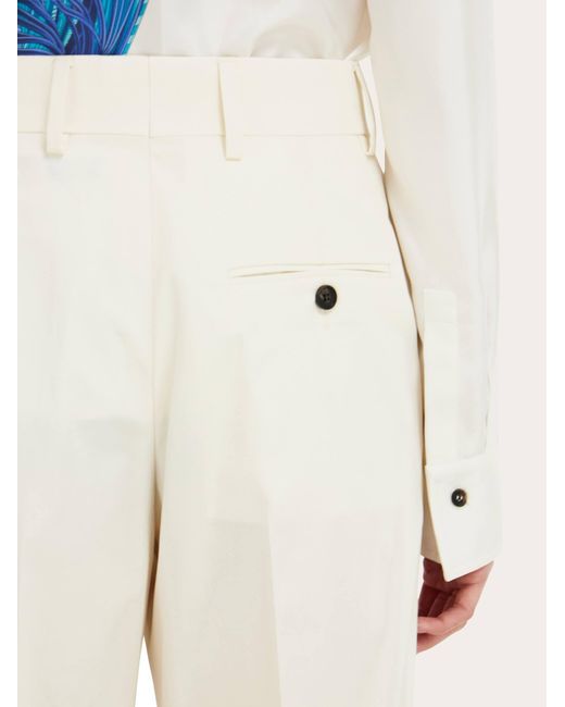Ferragamo Natural Tailored Trouser