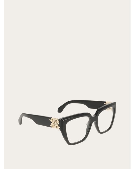 Ferragamo Black Optical Glasses