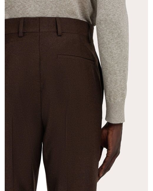 Ferragamo Brown Tailored Trouser for men
