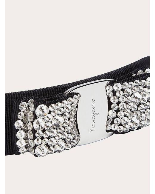 Ferragamo White Vara Bow Hairclip