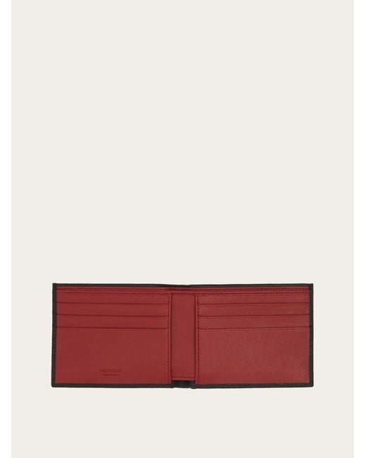 Ferragamo Blue Gancini Wallet for men