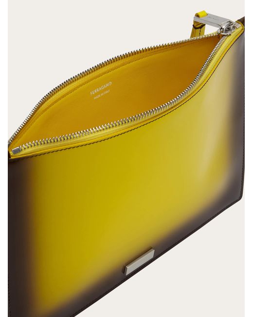 Item holder with nuanced detailing Ferragamo pour homme en coloris Yellow