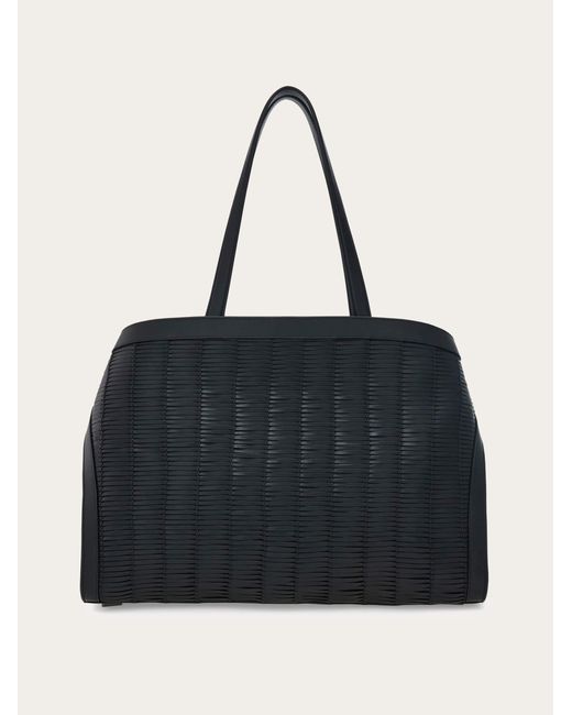Ferragamo Black Hug Shoulder Bag for men