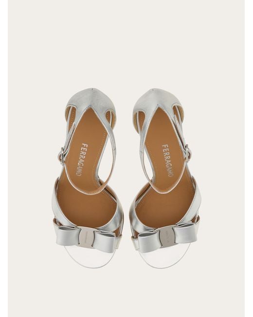 Ferragamo Natural Vara Bow Sandal .5
