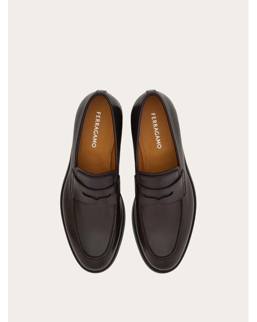 Ferragamo White Penny Loafer for men