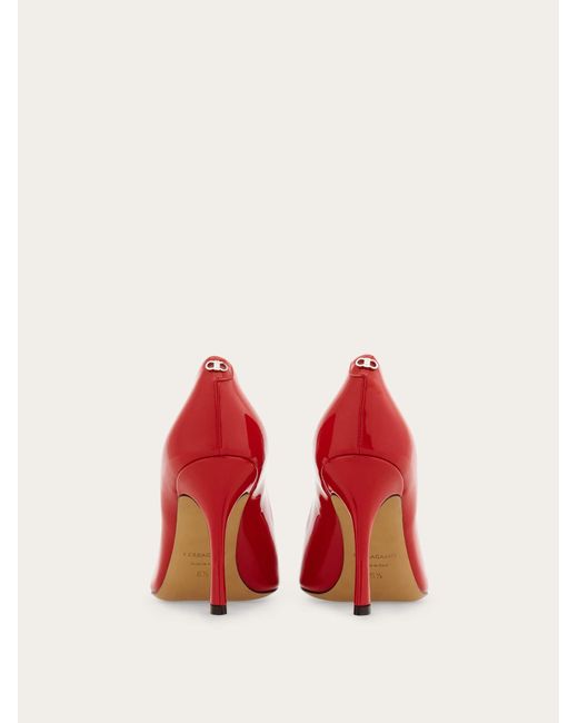 Ferragamo Red Pump Shoe