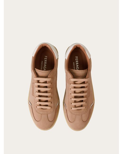 Ferragamo Brown Low-Top Sneaker .5