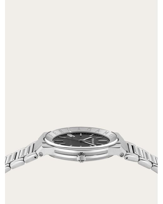 Ferragamo White Sapphire Watch for men