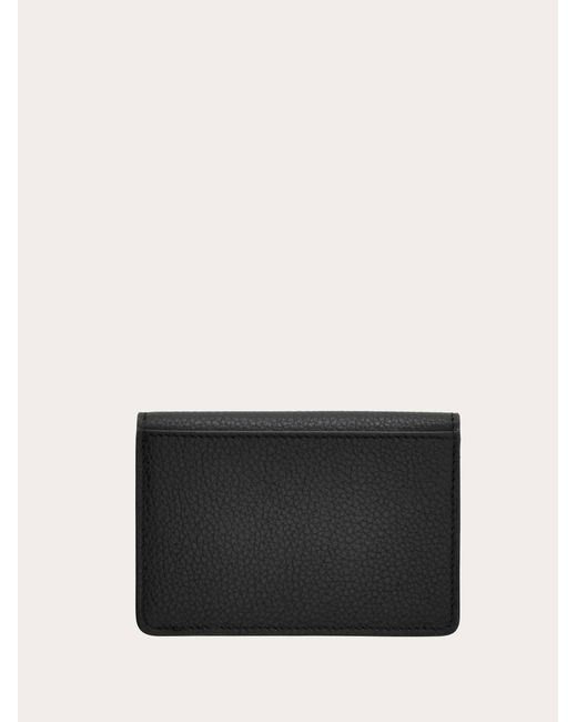 Ferragamo Black Gancini Key Holder