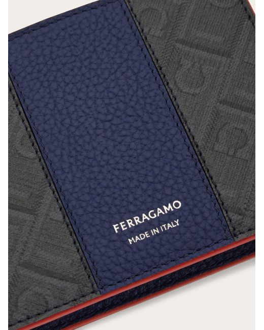 Ferragamo Blue Monogram Wallet for men