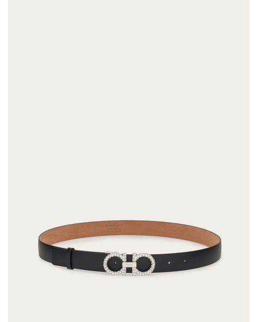 Ferragamo Multicolor Gancini Adjustable Leather Belt
