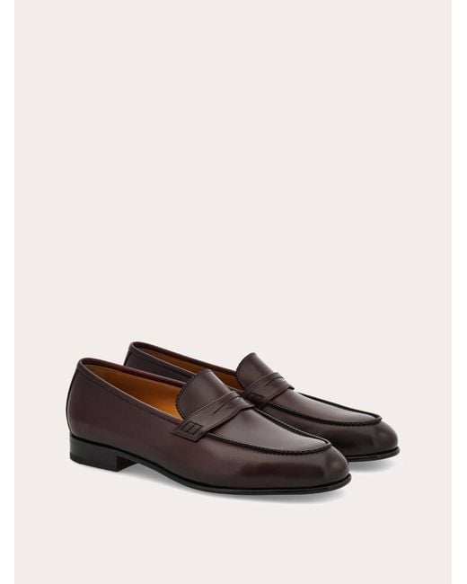 Ferragamo White Penny Loafer for men
