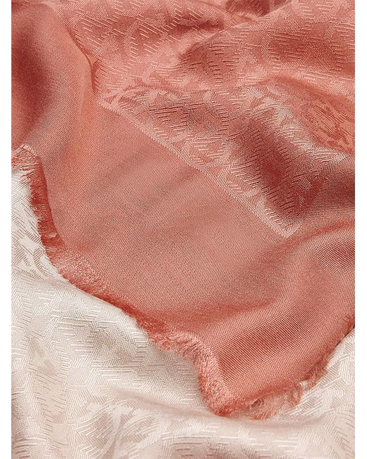 Ferragamo Pink Gancini Shawl