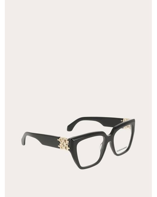 Ferragamo Black Optical Glasses