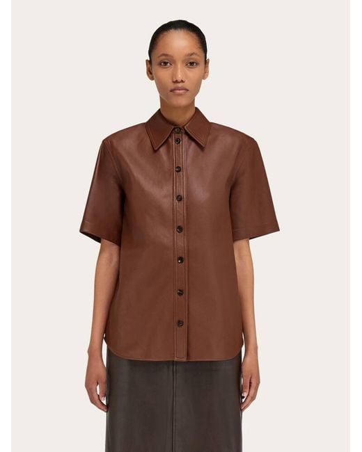 Donna Camicia di Ferragamo in Brown