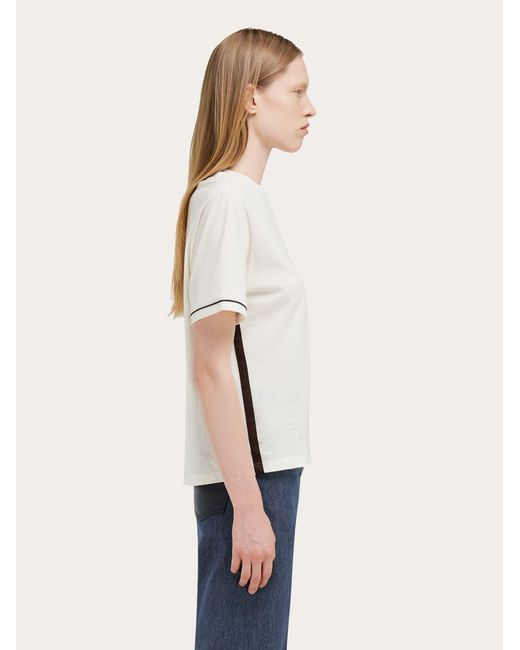 Ferragamo Natural Gancini T-Shirt