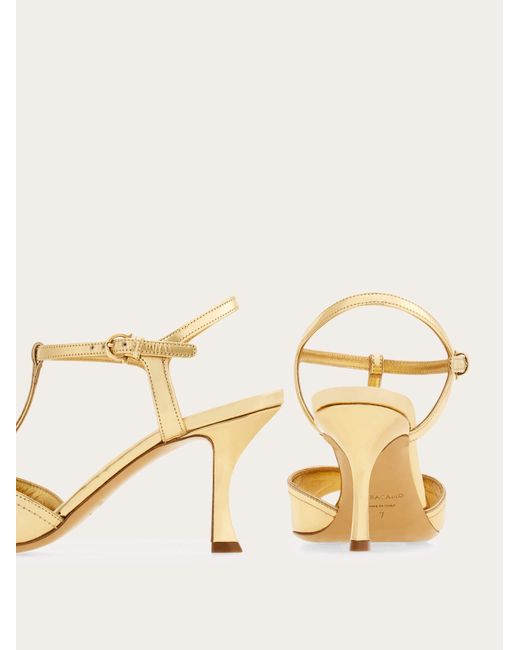 Ferragamo Natural T-Strap Sandal .5