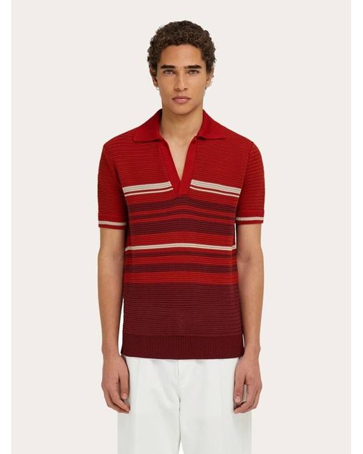 Ferragamo Herren Polohemd in Red für Herren