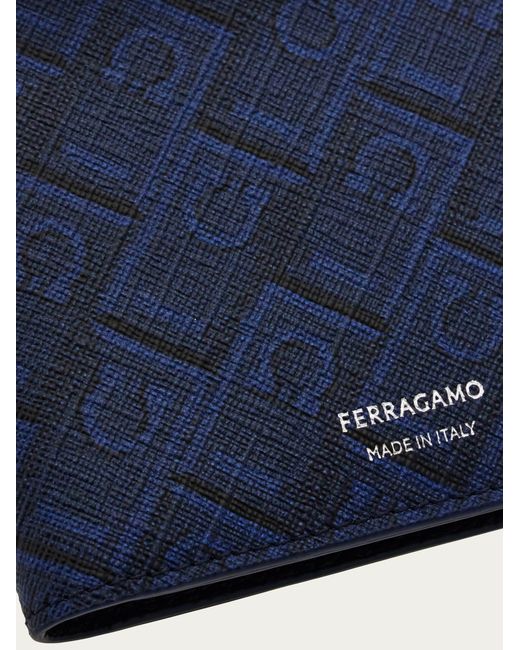 Ferragamo Blue Monogram Wallet for men