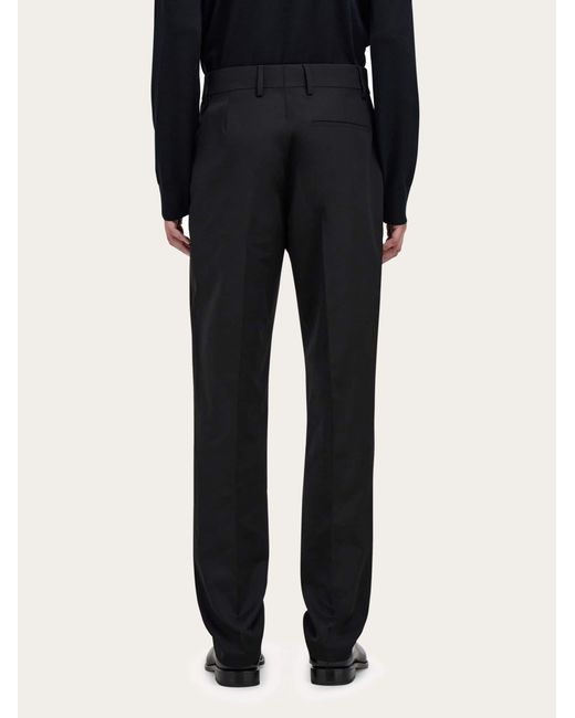 Ferragamo Black Tailored Trouser for men