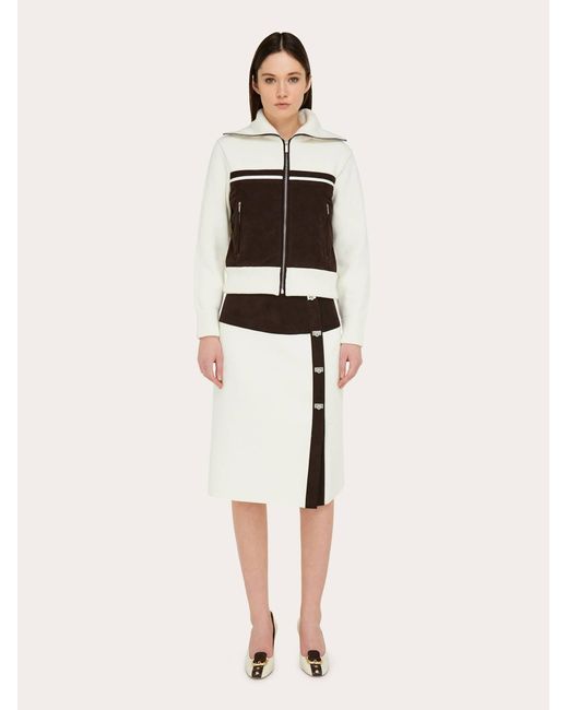 Ferragamo Black Knitted Skirt