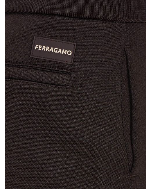 Hommes Pantalon En Jersey Ferragamo pour homme en coloris Black