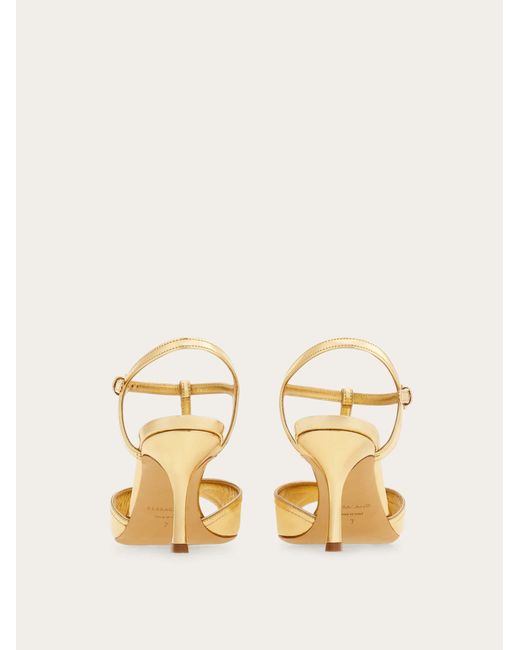 Ferragamo Natural T-Strap Sandal .5