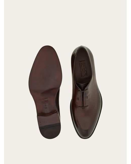 Ferragamo Herren Tramezza Oxford-Schuh mit verdeckter Schnürung in Brown für Herren