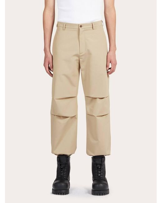 Ferragamo Natural Cargo Trouser for men