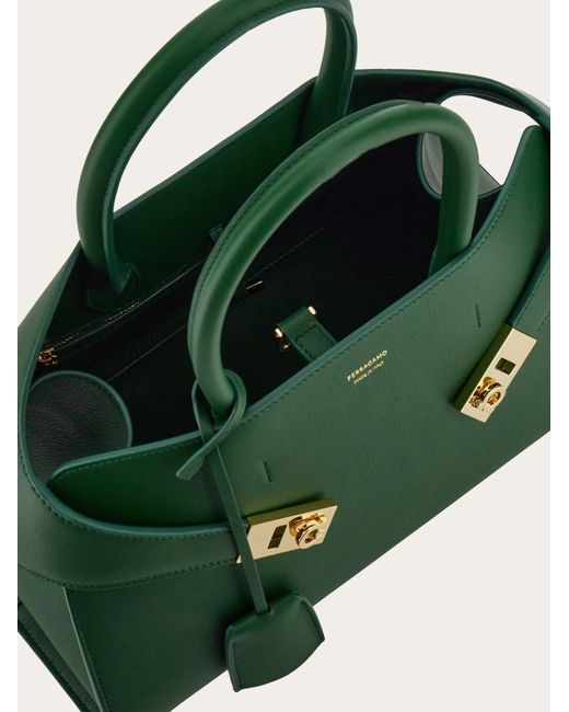 Ferragamo Green Hug Handbag (M)