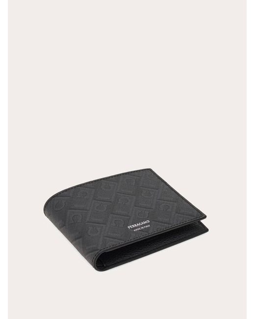 Ferragamo Gray Monogram Wallet for men