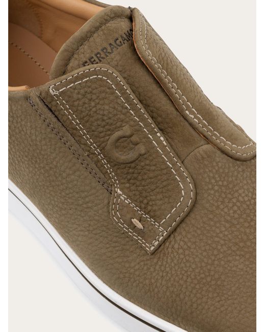 Ferragamo Natural Derby Slip-On .5 for men
