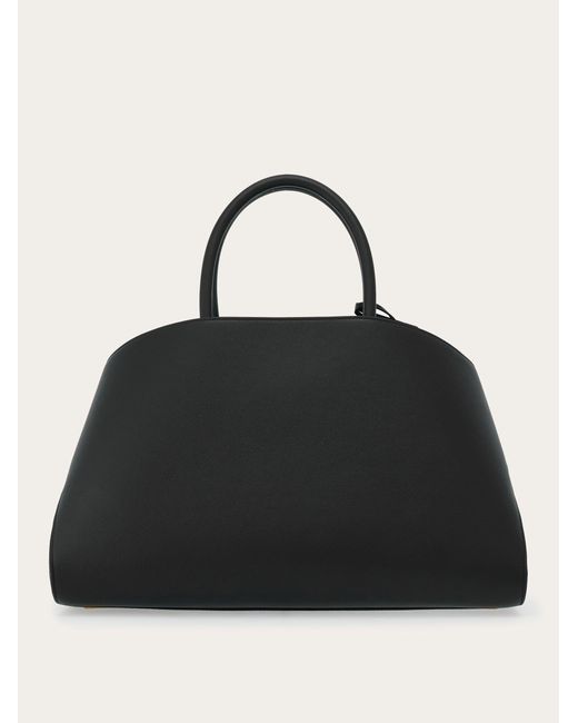 Ferragamo Black Hug Handbag (L)