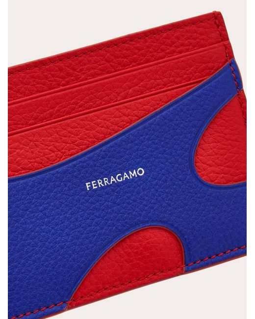 Ferragamo Cut Out Credit Card Holder for men